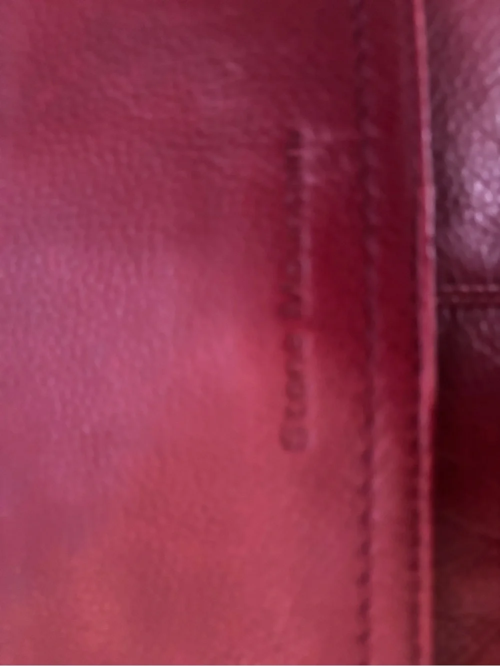 Stone Mountain Accessories Wine Red Leather Hobo Shoulder Bag